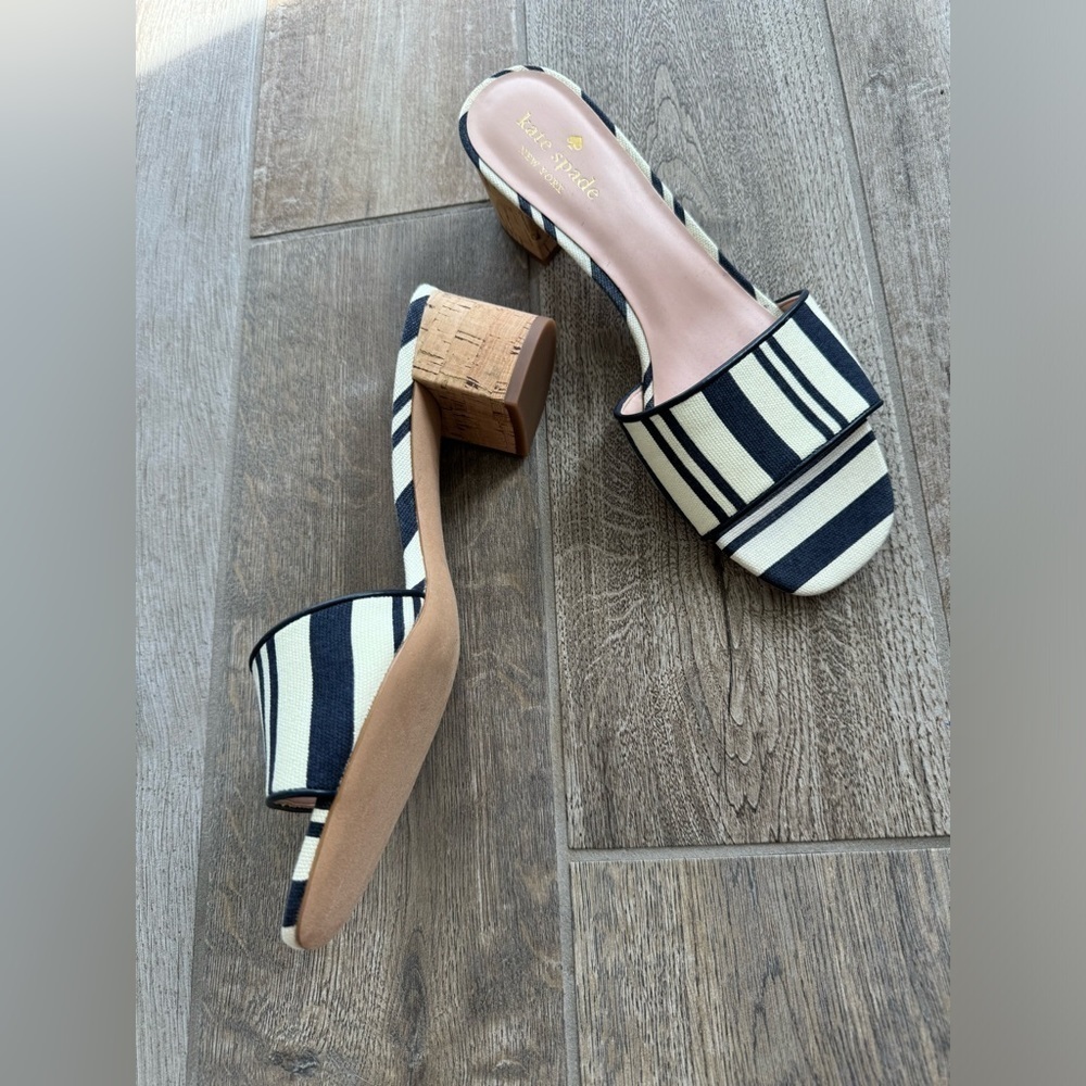 Kate Spade | Cambrey Stripe Sandals NWOT Size 9 - Picture 2 of 6